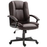 Faux Leather Home And Office Chair 67cm Wide - Velmora