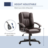 Faux Leather Home And Office Chair 67cm Wide - Velmora