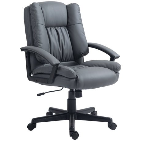 Faux Leather Home And Office Chair 67cm Wide - Velmora