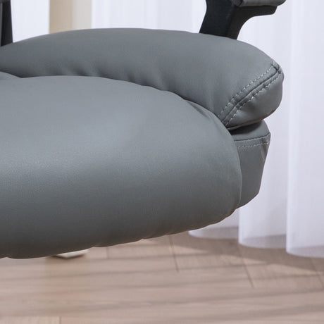 Faux Leather Home And Office Chair 67cm Wide - Velmora