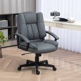 Faux Leather Home And Office Chair 67cm Wide - Velmora