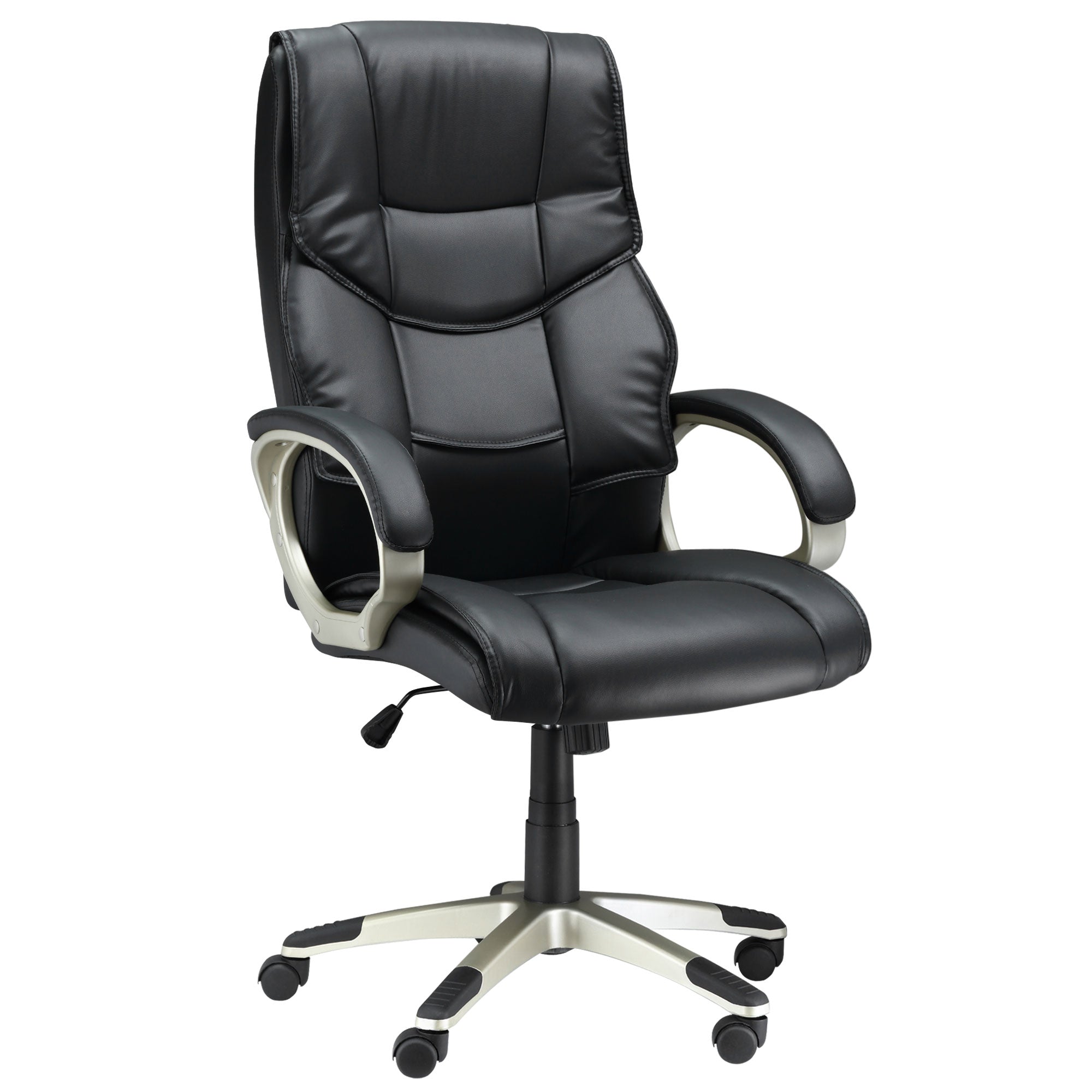 Faux Leather Home And Office Chair 68cm Wide - Velmora