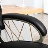 Faux Leather Home And Office Chair 68cm Wide - Velmora