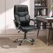 Faux Leather Home And Office Chair 68cm Wide - Velmora