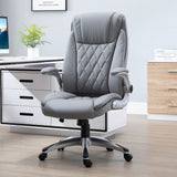 Faux Leather Home And Office Chair 70cm Wide - Velmora