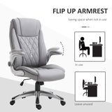Faux Leather Home And Office Chair 70cm Wide - Velmora