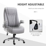 Faux Leather Home And Office Chair 70cm Wide - Velmora