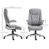 Faux Leather Home And Office Chair 70cm Wide - Velmora