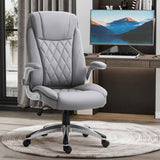 Faux Leather Home And Office Chair 70cm Wide - Velmora