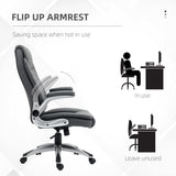 Faux Leather Home And Office Chair 70cm Wide - Velmora
