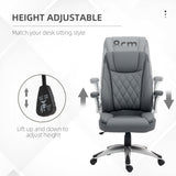 Faux Leather Home And Office Chair 70cm Wide - Velmora