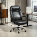 Faux Leather Home And Office Chair 74.5cm Wide - Velmora