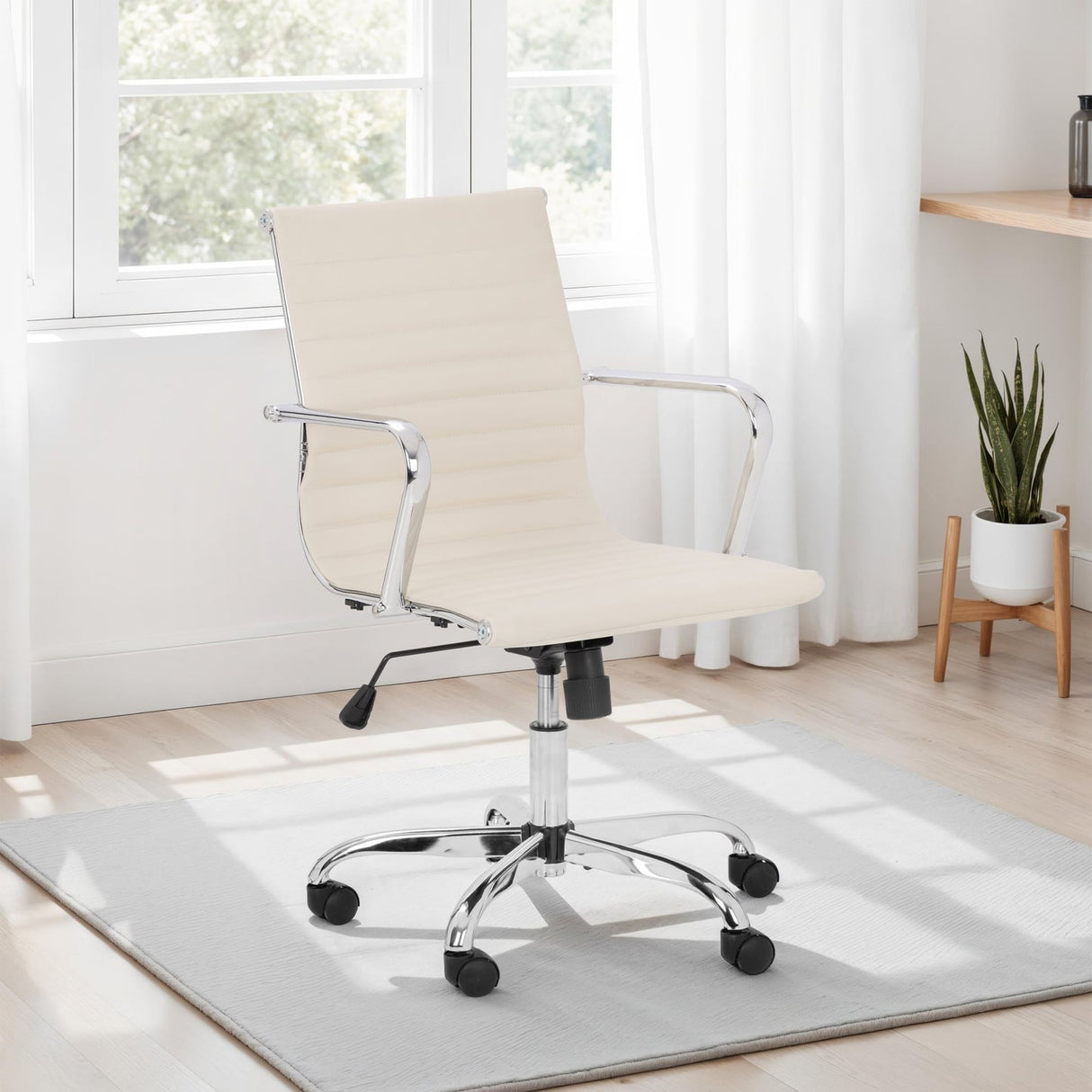 Faux Leather Home And Office Chair - Gio