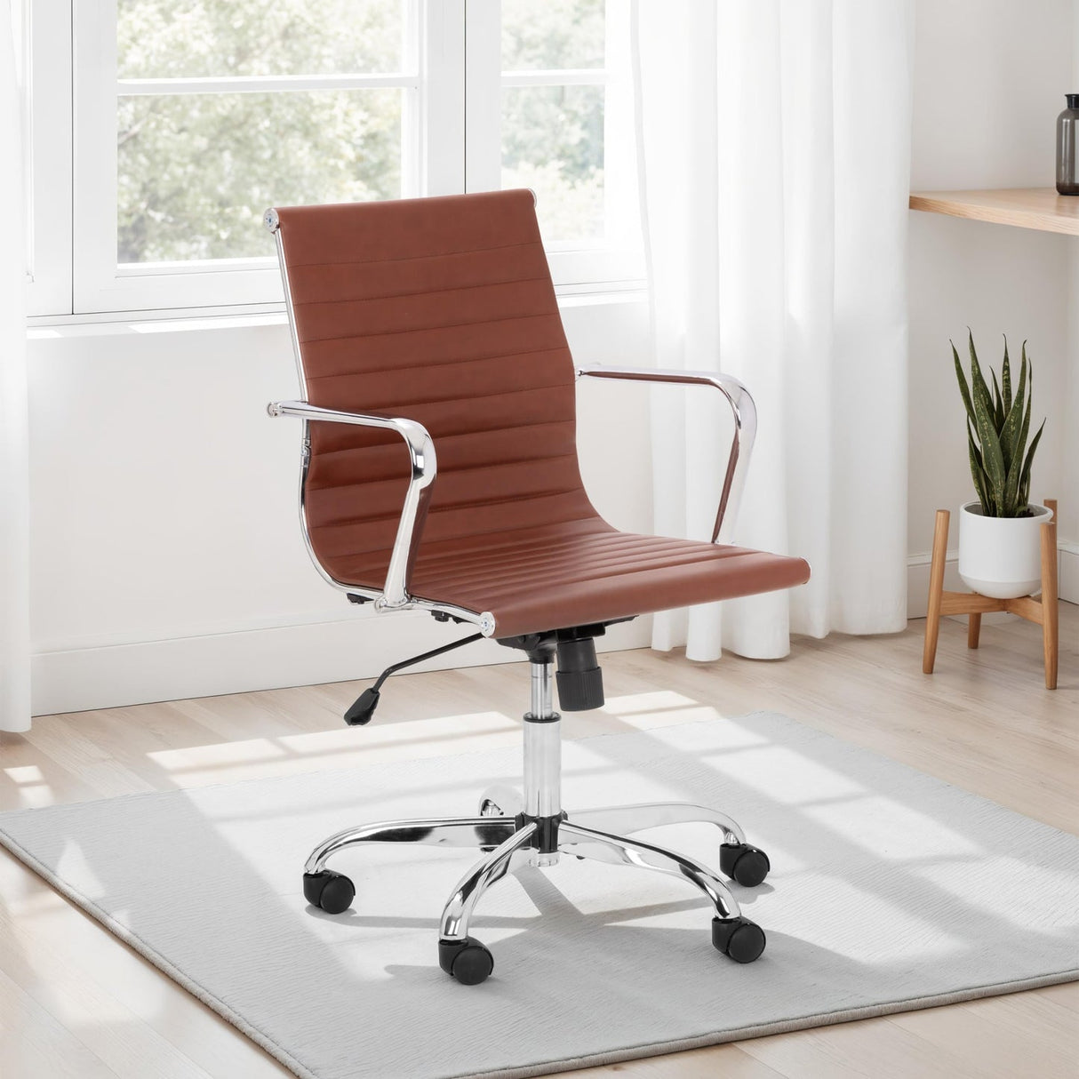 Faux Leather Home And Office Chair - Gio