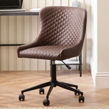 Faux Leather Home And Office Chair - Luxe