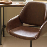 Faux Leather Home And Office Chair Swivel - Parker