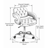 Faux Leather Home And Office Chair - Brimley