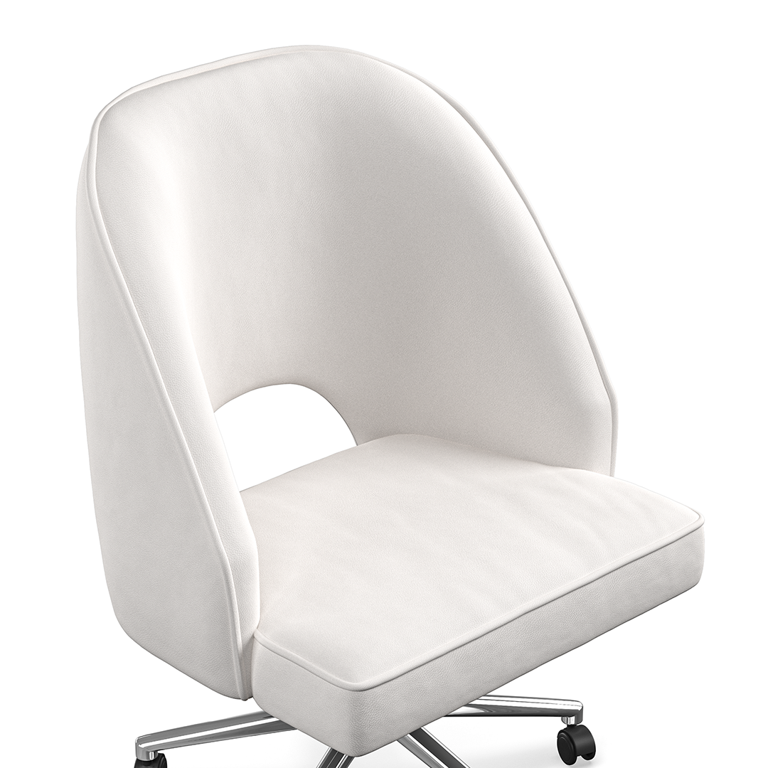 Faux Leather Home And Office Chair - Chelsey