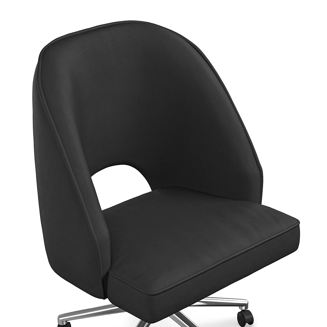 Faux Leather Home And Office Chair - Chelsey