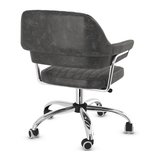 Faux Leather Home And Office Chair With Chrome Frame - Alverton