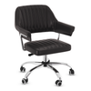 Faux Leather Home And Office Chair With Chrome Frame - Alverton