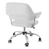 Faux Leather Home And Office Chair With Chrome Frame - Alverton