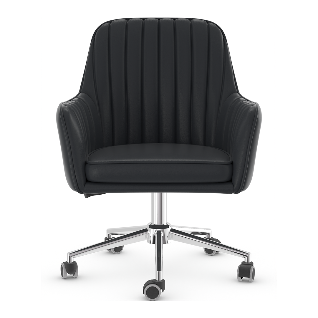 Faux Leather Home And Office Chair - Claremont