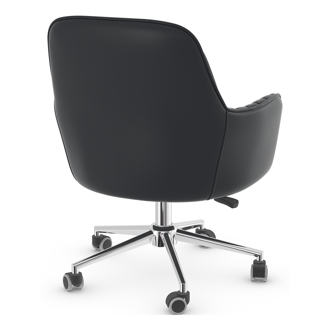Faux Leather Home And Office Chair - Claremont