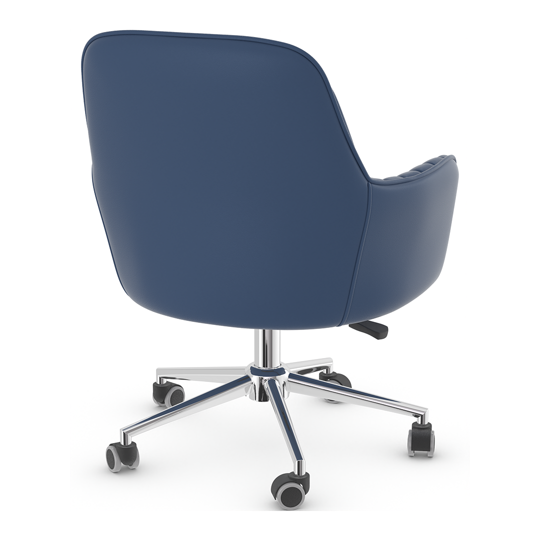 Faux Leather Home And Office Chair - Claremont