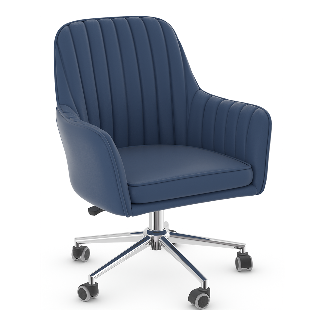 Faux Leather Home And Office Chair - Claremont