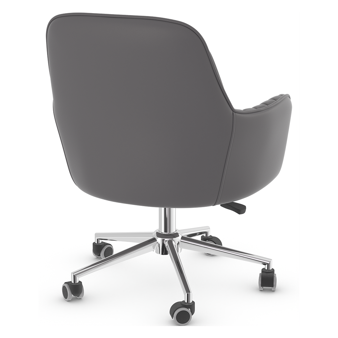 Faux Leather Home And Office Chair - Claremont