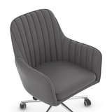 Faux Leather Home And Office Chair - Claremont