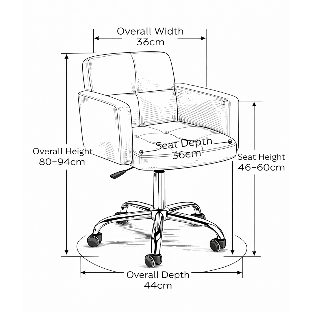 Faux Leather Home And Office Chair - Colver
