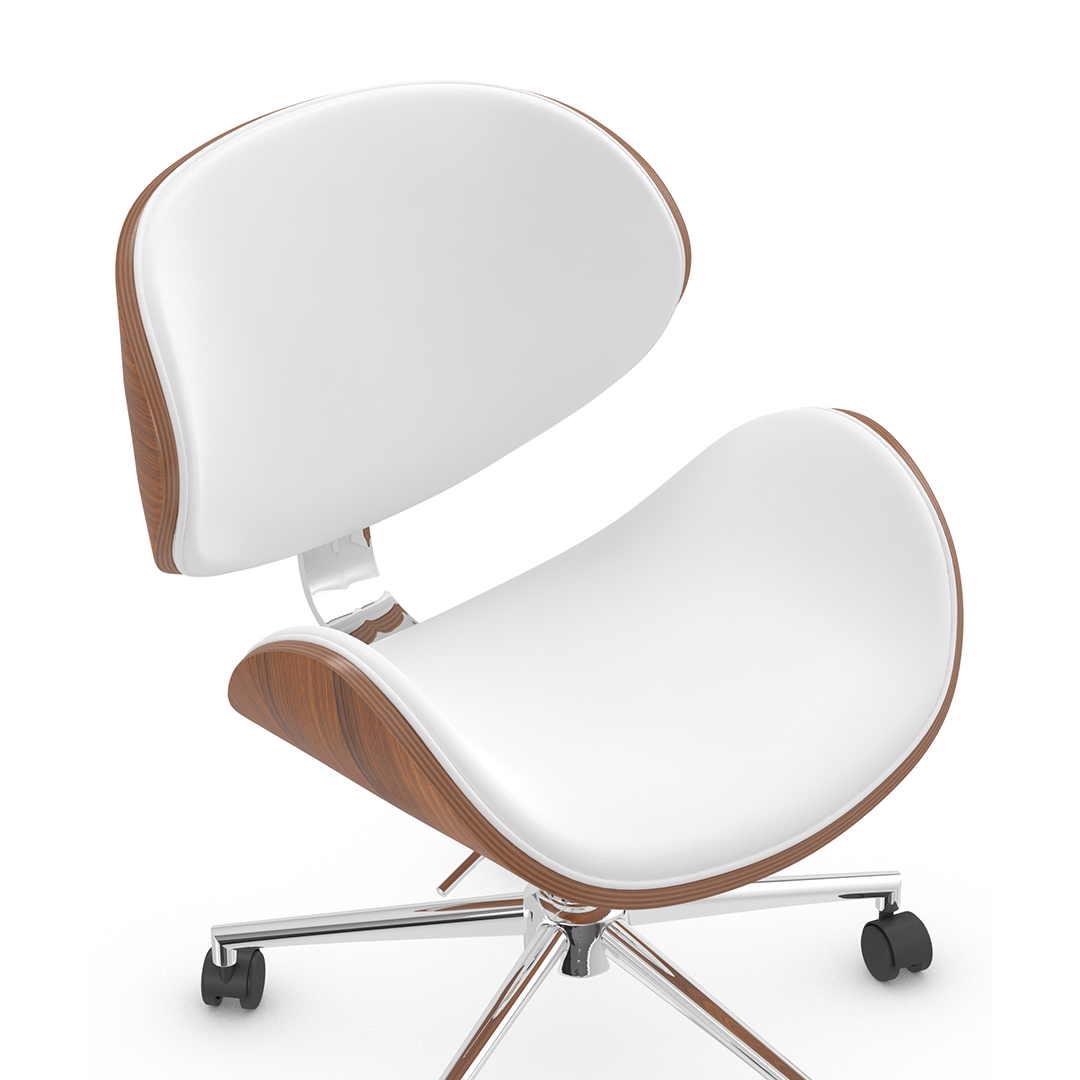 Faux Leather Home And Office Chair - Netherby
