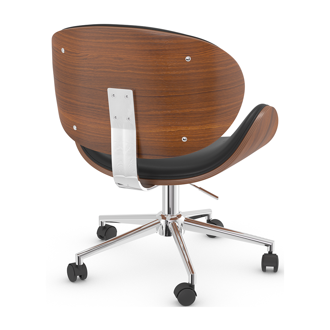 Faux Leather Home And Office Chair - Netherby