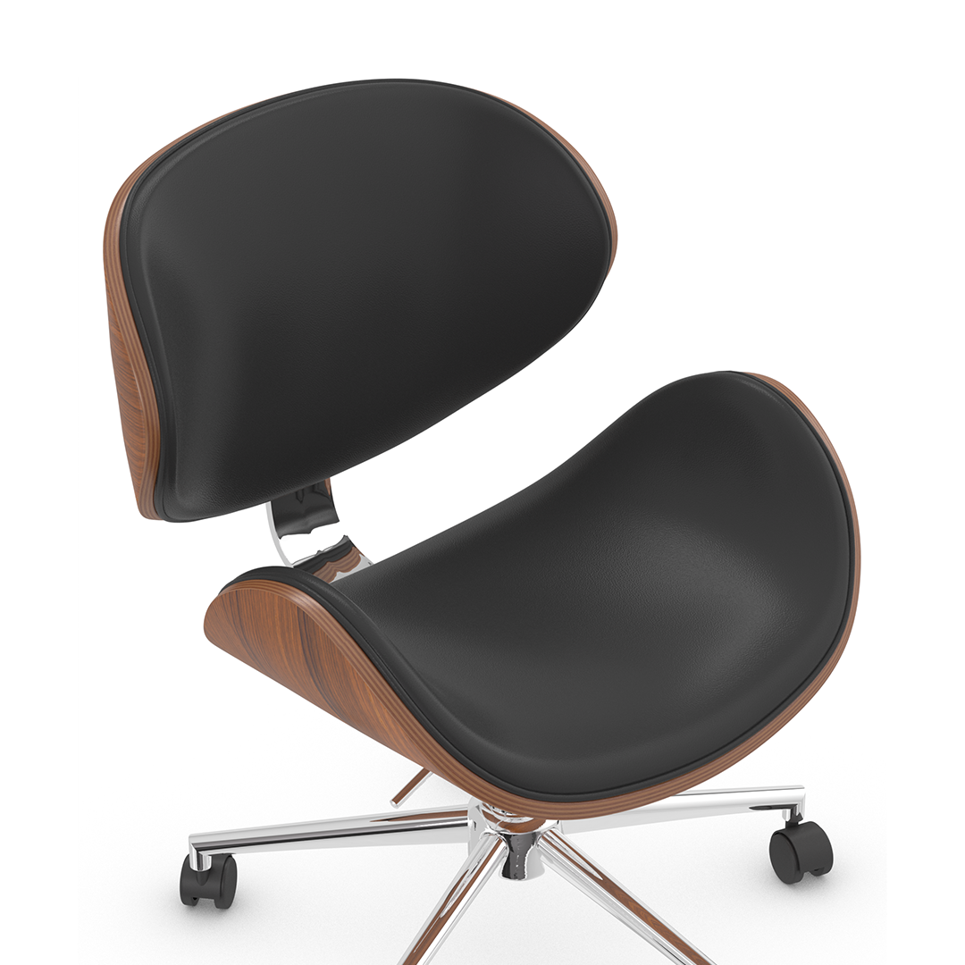 Faux Leather Home And Office Chair - Netherby