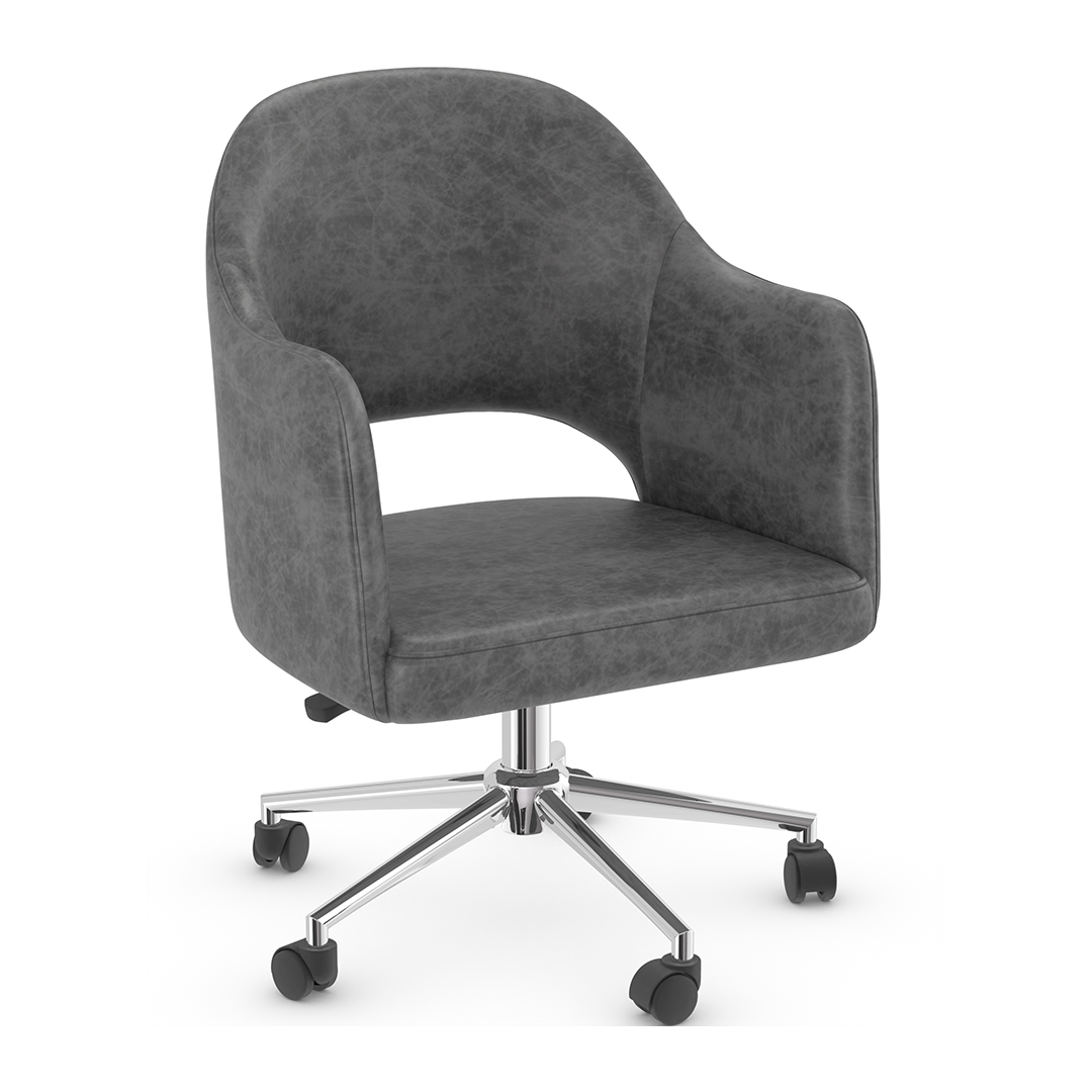 Faux Leather Home And Office Chair - Ormsby