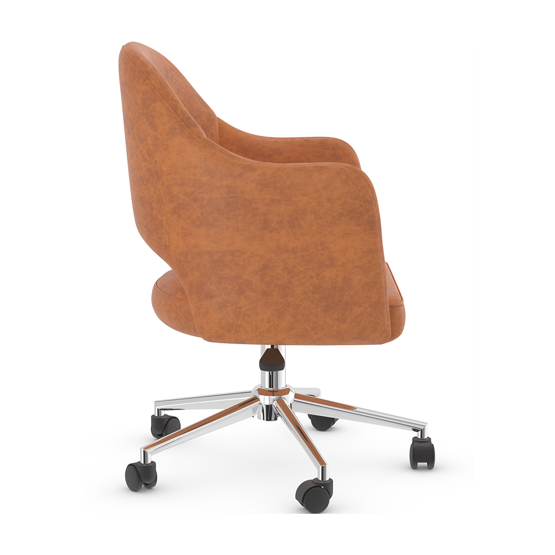Faux Leather Home And Office Chair - Ormsby