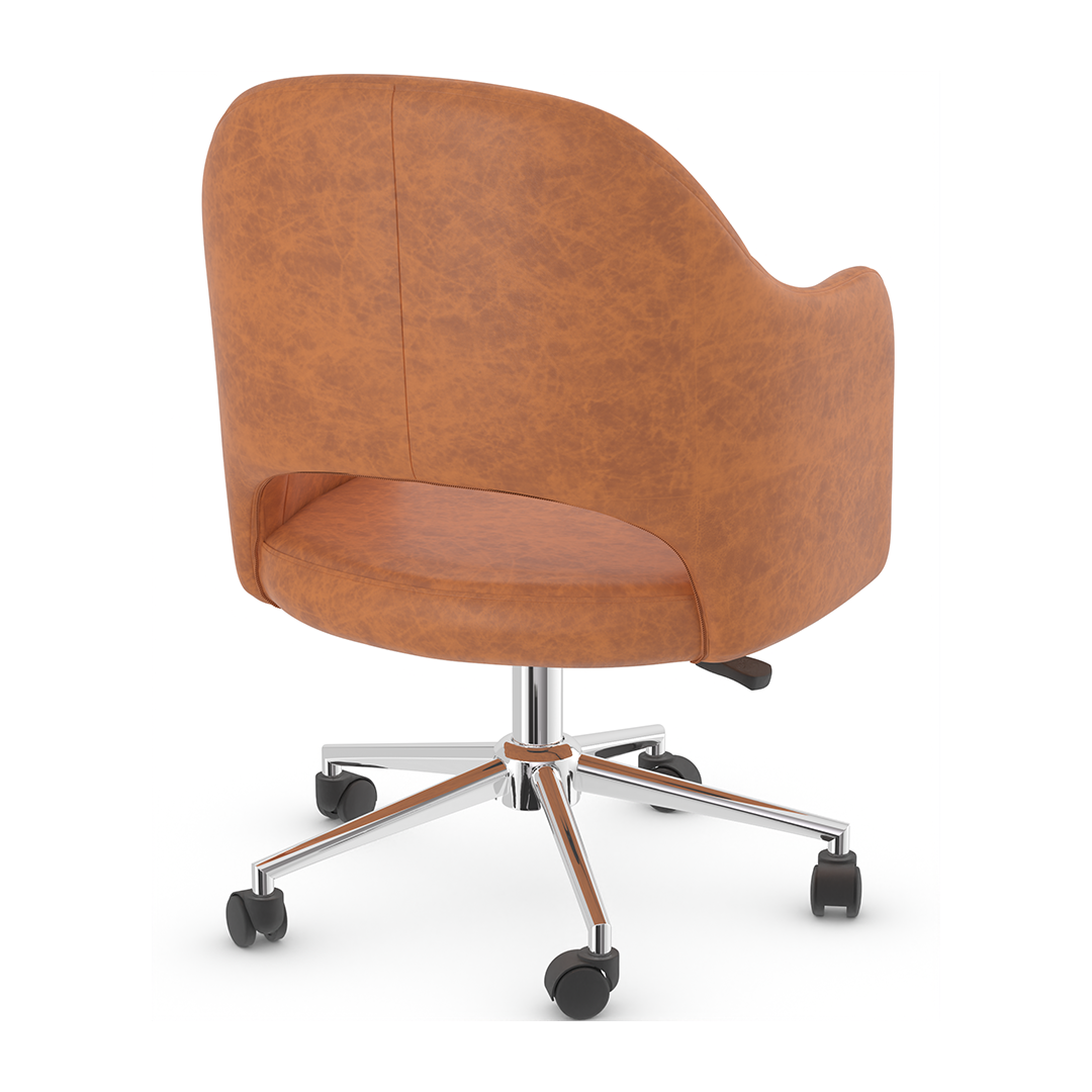 Faux Leather Home And Office Chair - Ormsby