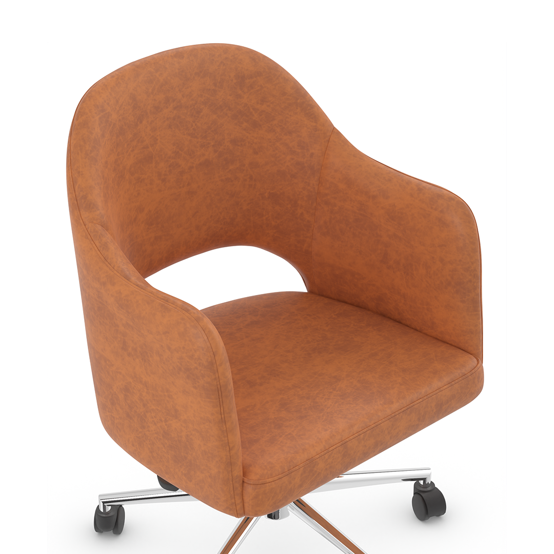 Faux Leather Home And Office Chair - Ormsby