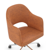 Faux Leather Home And Office Chair - Ormsby