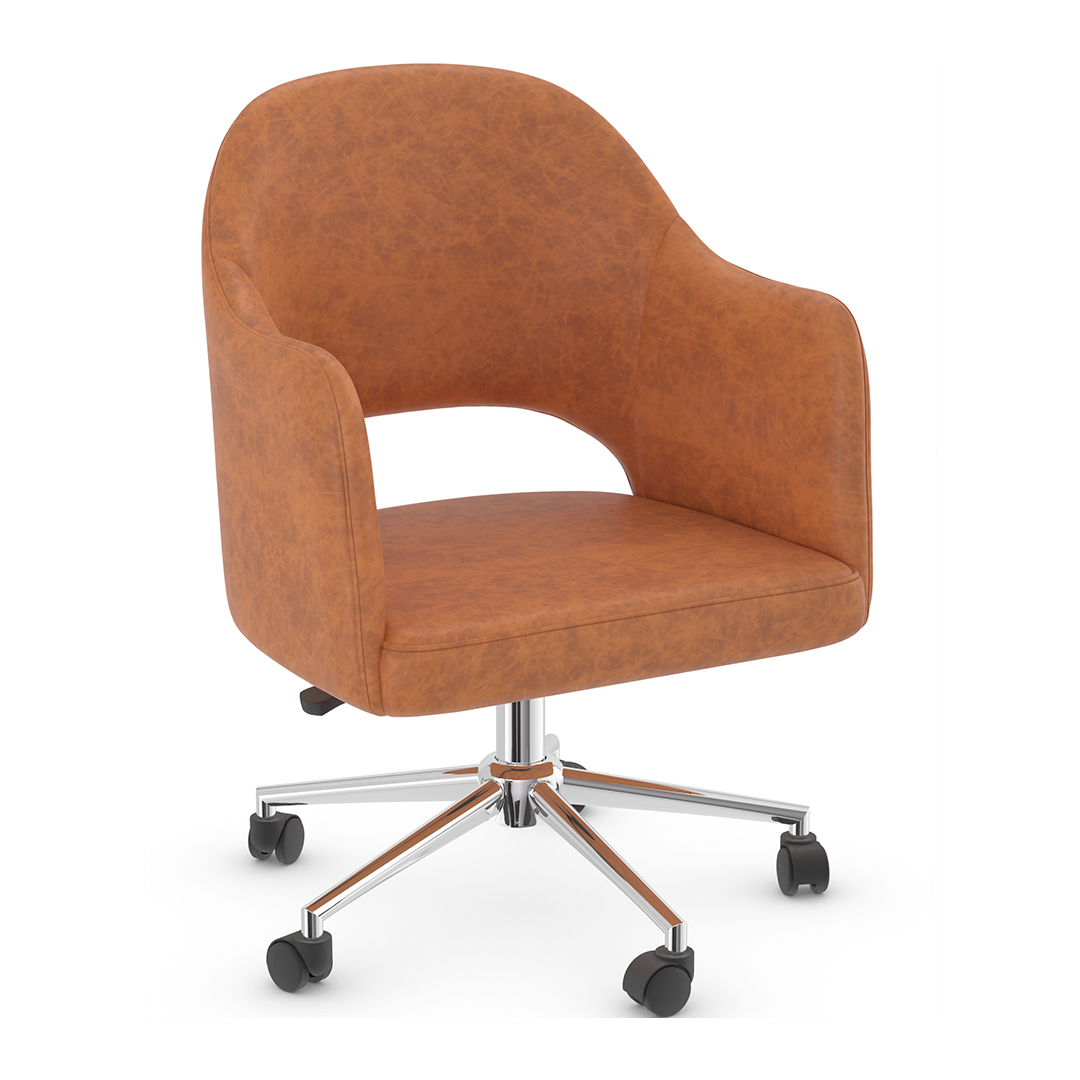 Faux Leather Home And Office Chair - Ormsby