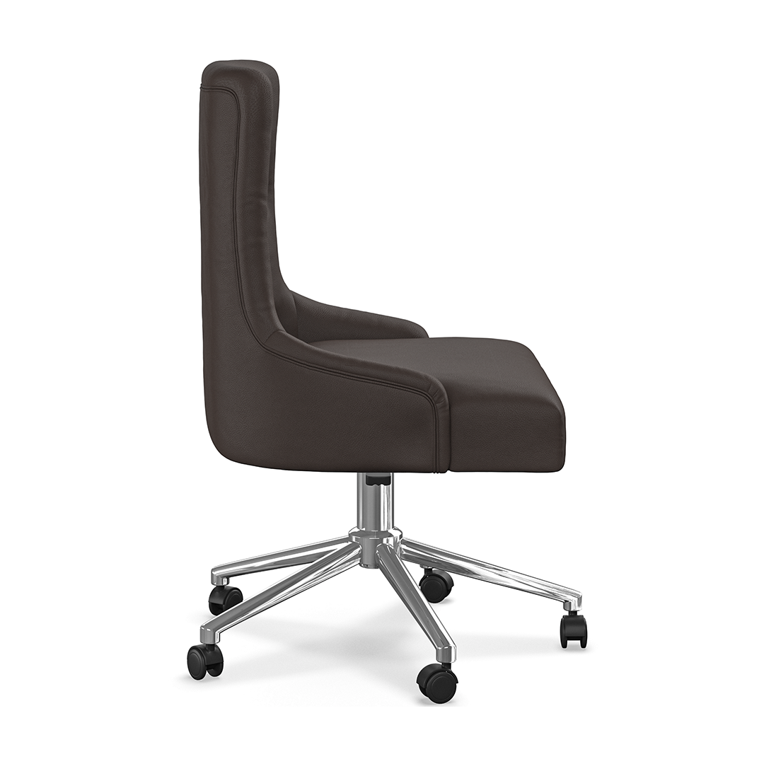 Faux Leather Home And Office Chair - Swansley
