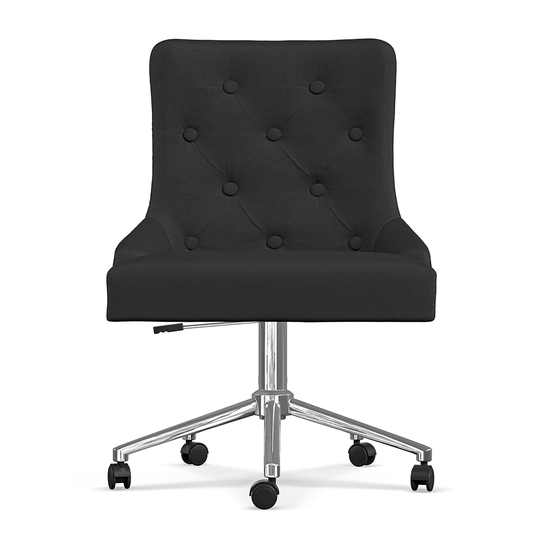 Faux Leather Home And Office Chair - Swansley