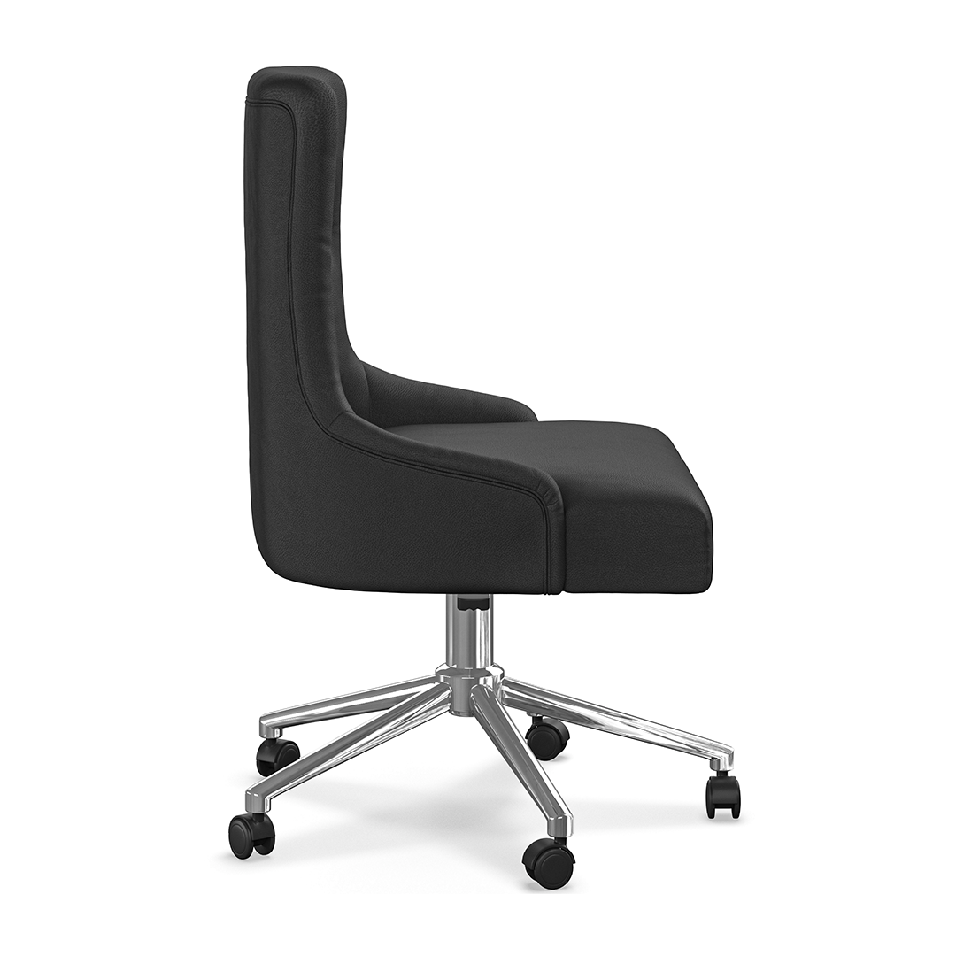Faux Leather Home And Office Chair - Swansley