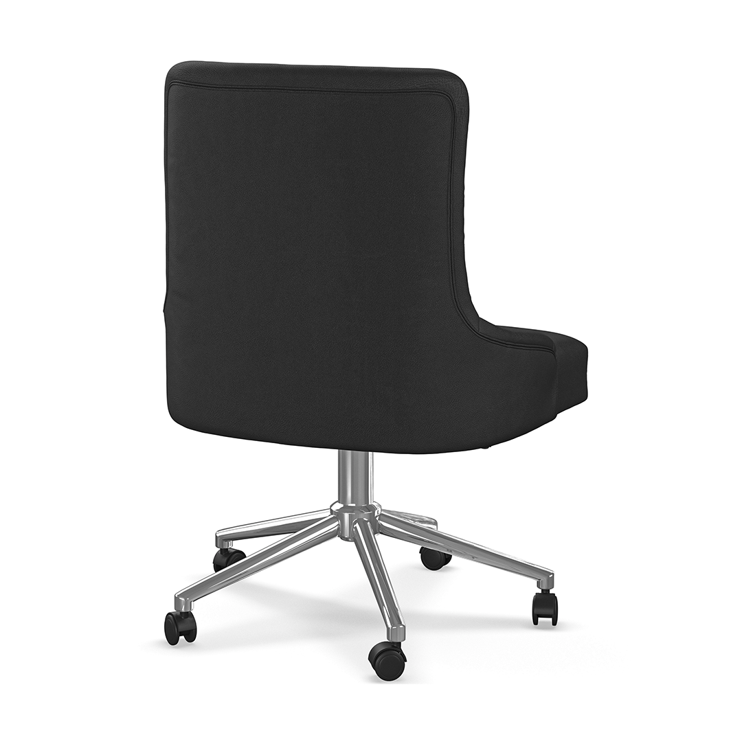Faux Leather Home And Office Chair - Swansley