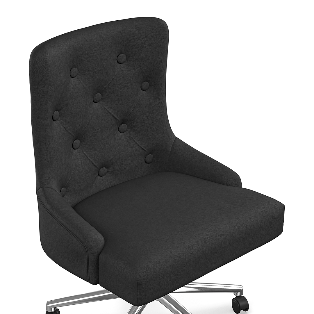 Faux Leather Home And Office Chair - Swansley