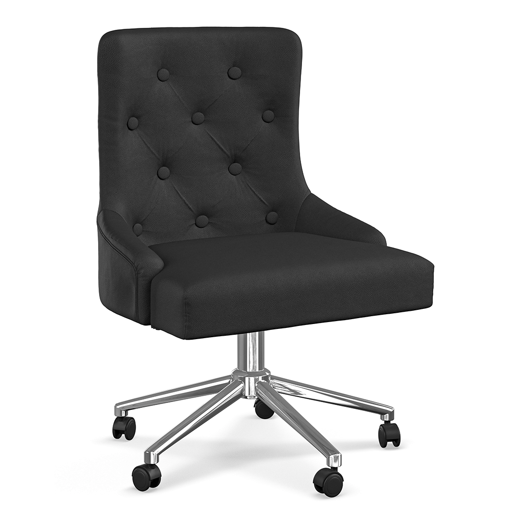 Faux Leather Home And Office Chair - Swansley