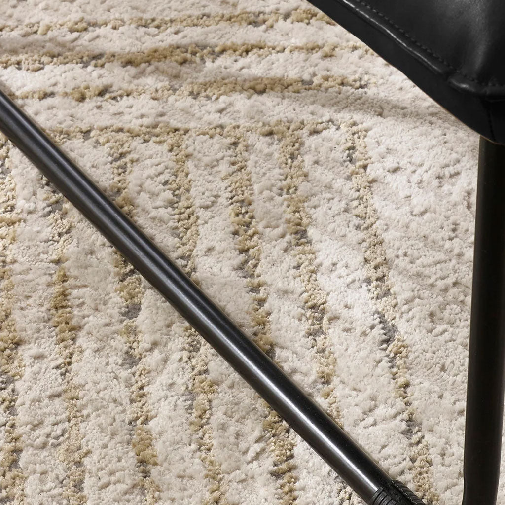 Faux Leather Lounge Chair With Metal Legs - Saxon