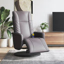Faux Leather Massage Recliner Chair with Footrest - Vantage Home